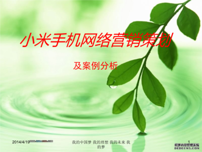 2014小米手机网络营销策划及案例分析.ppt-PPT模板-文档投稿赚钱网